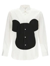 Comme Des Garçons Camisa - Blanco In White/black