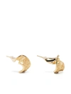 Completed Works Recycled Silver Earrings Accessories In 14ct Gold Plate