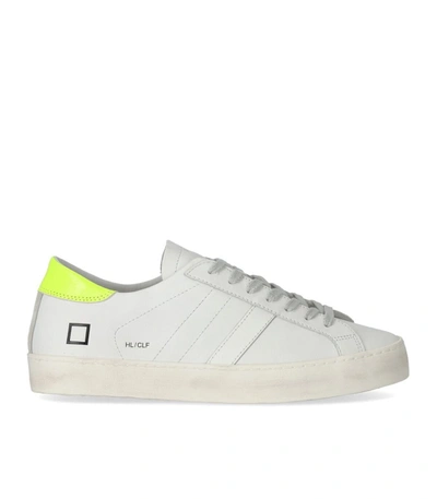 Date Low-top Leather Sneakers In White