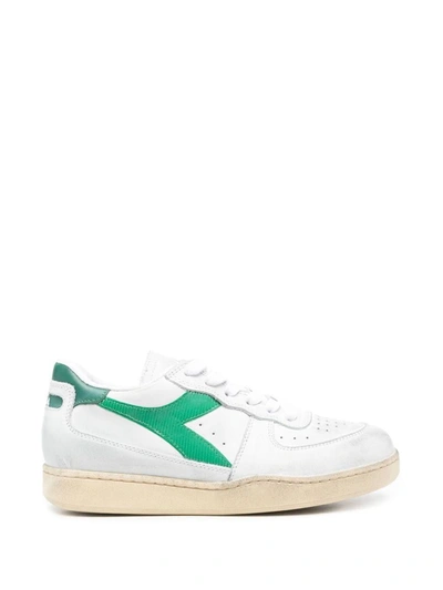 Diadora Mi Basket Row Low-top Trainers In Green