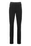 Dolce & Gabbana Logoed Waistband Trousers In Black
