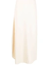 Totême Draped Midi Skirt In Pink