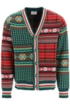 DRÔLE DE MONSIEUR DROLE DE MONSIEUR 'LE CARDIGAN SANTA' JACQUARD CARDIGAN