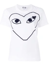 COMME DES GARÇONS PLAY PRINTED HEART T-SHIRT,P1T10112038558