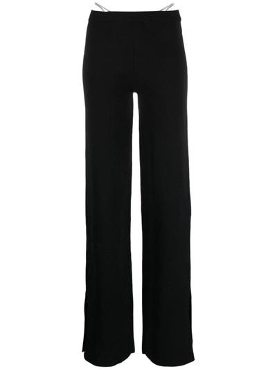 Gcds Wide Leg Trousers In Black