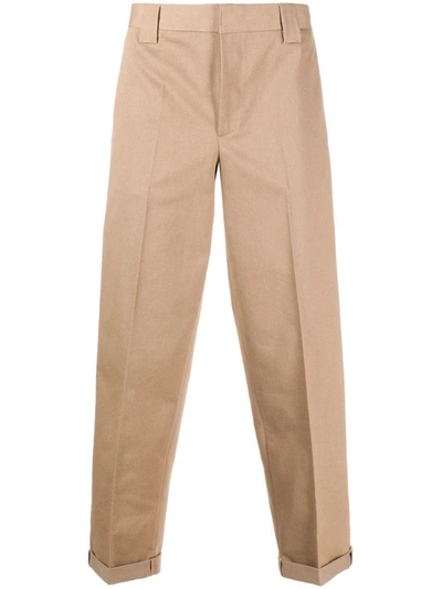 Golden Goose Skate Comfort Cotton Chino Pants In 15369 Khaki Beige