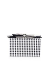 EDIE PARKER Wolf Gingham Clutch