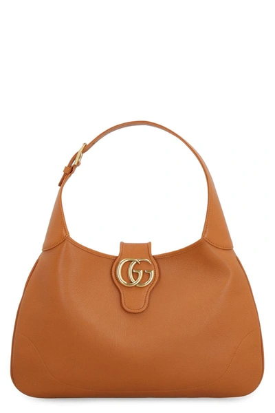 Gucci Aphrodite Medium Shoulder Bag In Brown
