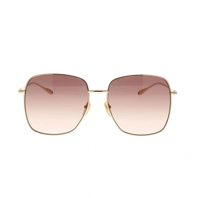 Gucci Eyewear Sunglasses In Gold