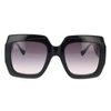 Gucci Woman Black Acetate Sunglasses In Black