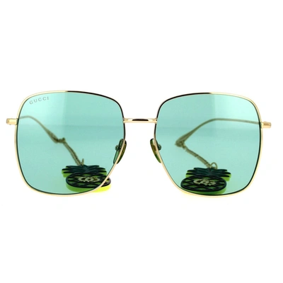 Gucci Eyewear Sunglasses In Gold