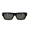Gucci Men's Rectangular Sunglasses In Black