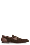 GUCCI GUCCI JORDAAN SUEDE LOAFERS WITH HORSEBIT