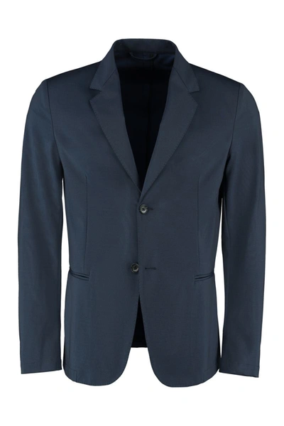 Hydrogen Single-breasted Two Button Jacket In Blue