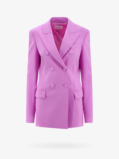 Sportmax Giacca Frizzo Rosa In Pink