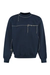Jacquemus Le Sweatshirt Fio Cotton Sweatshirt In Blue