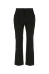 Jil Sander High-waisted Cropped Trousers In Black