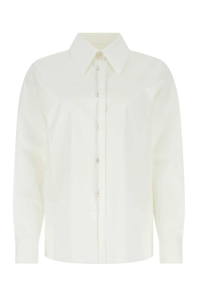 Jil Sander Womens White Cotton Shirt