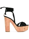 ALCHIMIA DI BALLIN TARA 130 PLATFORM SANDALS,B7S1362125899912058888