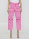 Darkpark Julia Cargo Pants In Pink
