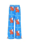 Jw Anderson Elephant & Logo-print Wide- Leg Pants In Printed