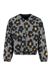 Kenzo Hana Leopard Reversible Bomber Jacket In Animalier