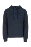 Lanvin Man Sweatshirt Slate Blue Size L Cotton, Polyester In Blue