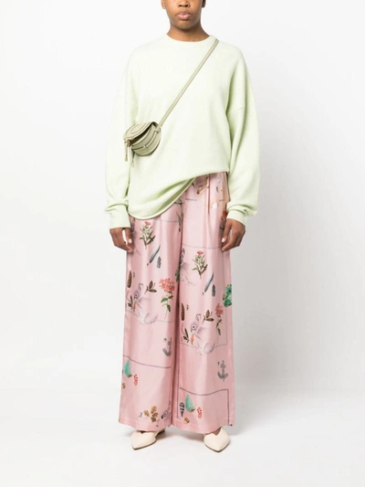 Lanvin Trousers In Pink