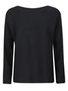 Liviana Conti Ribbed Viscose Sweater In Blue