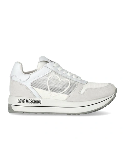 Love Moschino White Mesh Sneaker