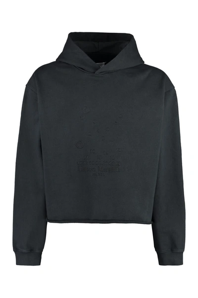 Maison Margiela Hooded Sweatshirt In Black
