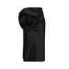 Maison Margiela Ladies Black Floral-detail Midi Skirt In Black
