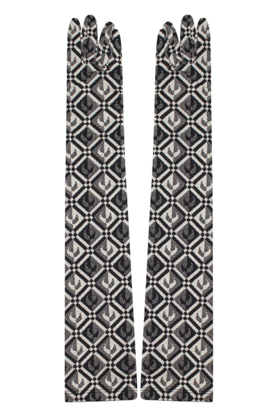 Marine Serre Gloves In Black