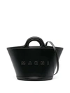 Marni Large Tropicalia Tote Bag In Black