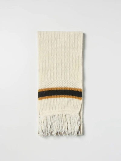 Marni Fringed-edge Knitted Scarf In Mxw08