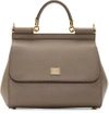 DOLCE & GABBANA Grey Medium Miss Sicily Bag