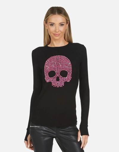 Lauren Moshi X Mckinley X Nailhead Skull In Black