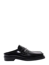 Martine Rose Chain-embellished Slip-on Loafers In Black