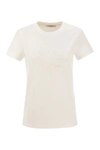 Max Mara White Cotton Sacha T-shirt In White