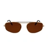 Mcq By Alexander Mcqueen Mcq Alexander Mcqueen Sunglasses In Gold