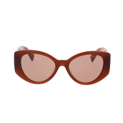 Miu Miu Eyewear Sunglasses In Bordeaux