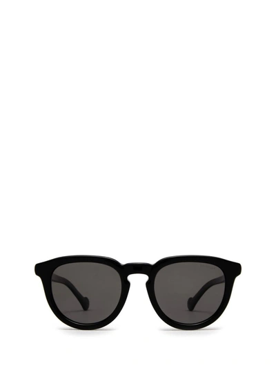Moncler Ml0229 Sunglasses In Shiny Black