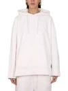Marc Jacobs Off-white 'the Monogram' Hoodie In White