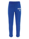 Moschino Logo-print Organic-cotton Track Pants In A1297