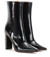 VETEMENTS LEATHER ANKLE BOOTS,P00239796