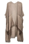 Saachi Raven Lenox Topper In Taupe
