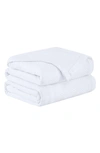 Southshore Fine Linens Milton Cotton Luxury Blanket In White