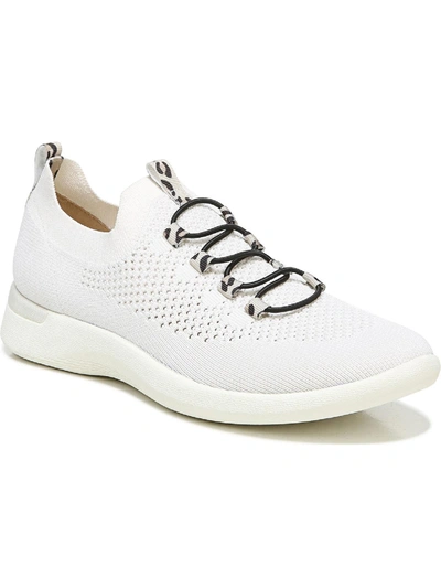Lifestride Accelerate Womens Knit Laceless Casual And Fashion Sneakers In White