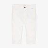 MAYORAL BOYS IVORY COTTON CHINO TROUSERS
