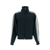Bottega Veneta Black Stretch Grain De Poudre Suit Jacket In Green